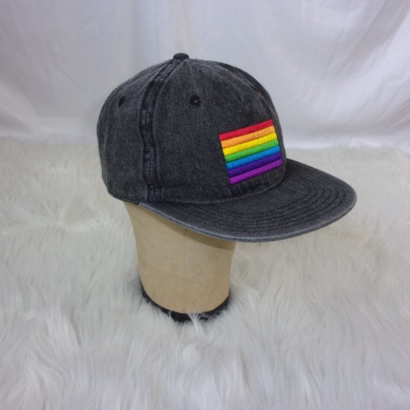 Unknown Other - Pride Rainbow Flat Bill Hat Embroidered Snapback